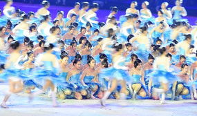开幕式文艺表演盛况 舞台上的文化盛宴与技艺精湛的视听冲击